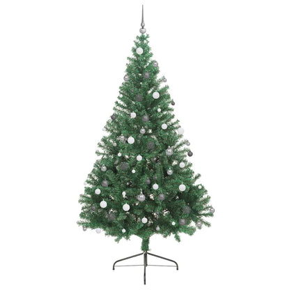 Albero di Natale artificiale con luci integrate Verde 240 cm