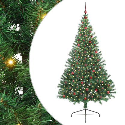 Albero di Natale artificiale con luci integrate Verde 240 cm