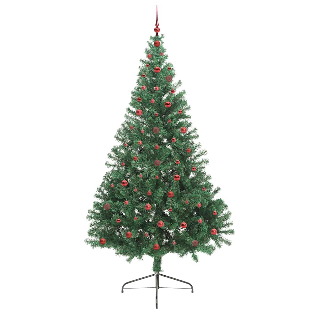 Albero di Natale artificiale con luci integrate Verde 240 cm