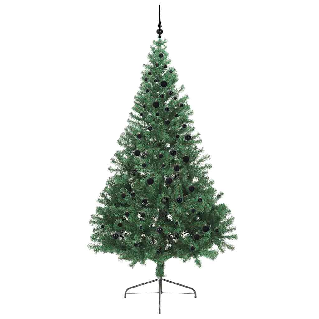 Albero di Natale artificiale con luci integrate Verde 240 cm