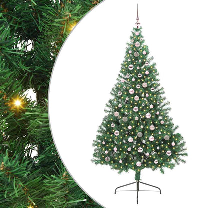 Albero di Natale artificiale con luci integrate Verde 240 cm