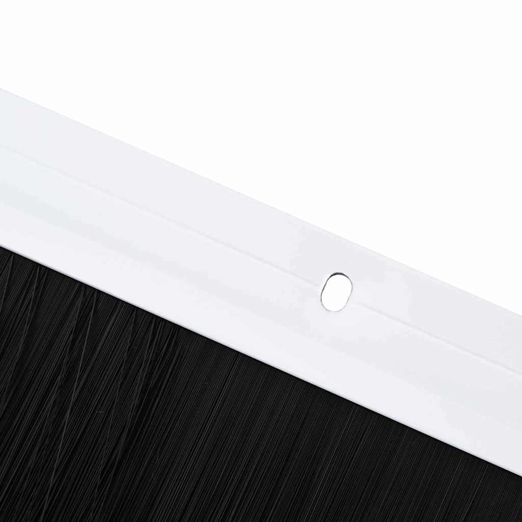 Spazzole per porte a vite 12 pcs Bianco 100 cm | homemem39