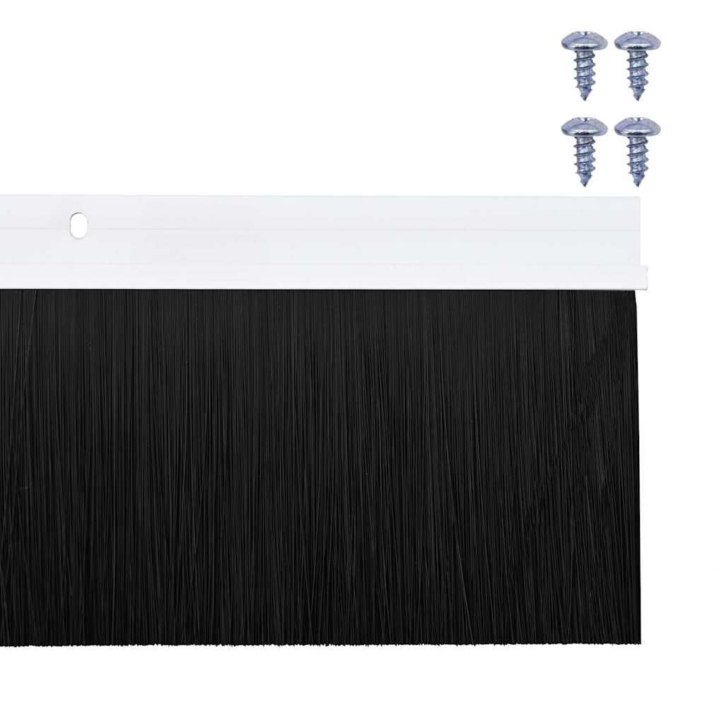 Spazzole per porte a vite 12 pcs Bianco 100 cm | homemem39