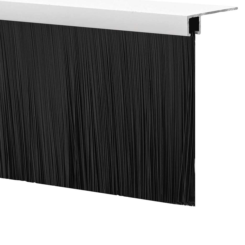 Spazzole per porte a vite 2 pcs Bianco 100 cm Lega di alluminio | homemem39