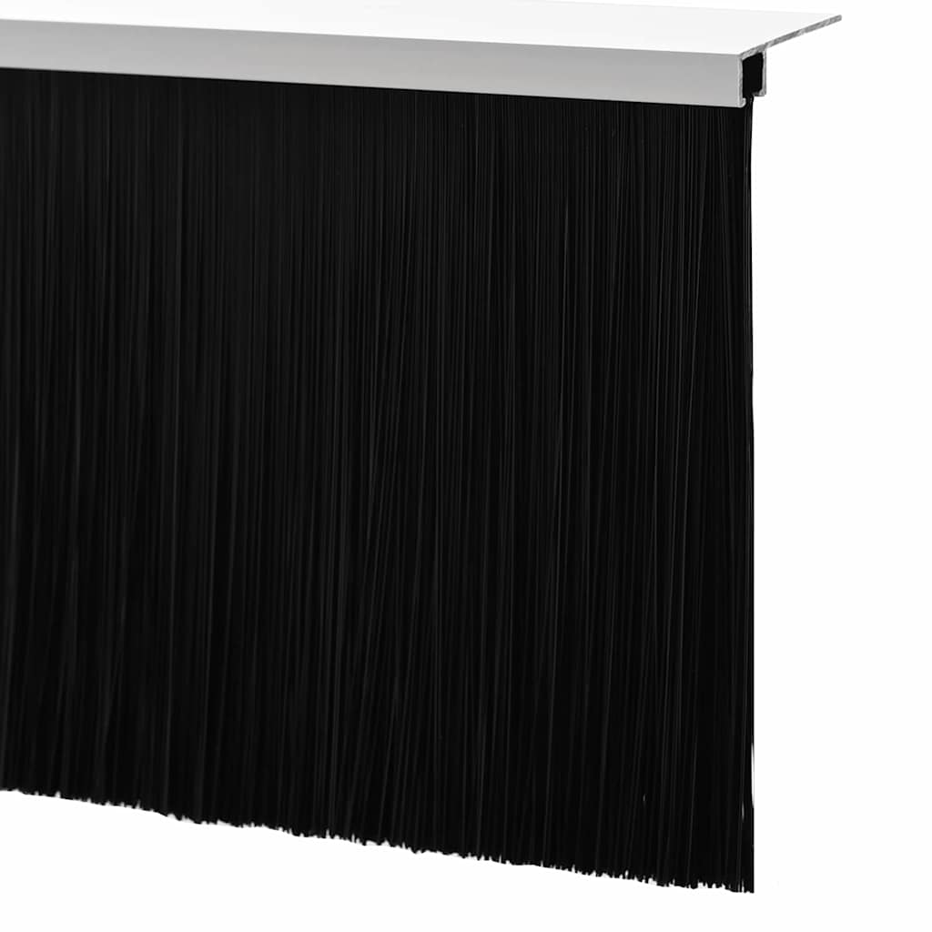 Spazzole per porte a vite 2 pcs Bianco 100 cm Lega di alluminio | homemem39
