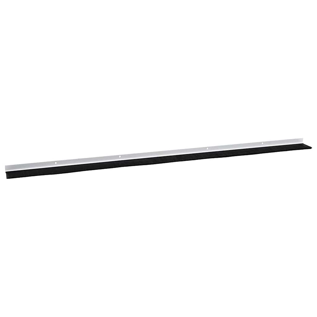 Spazzole per porte a vite 6 pcs Bianco 100 cm Lega di alluminio | homemem39