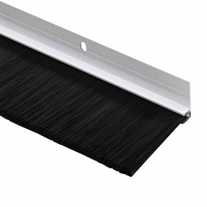Spazzole per porte a vite 6 pcs Bianco 100 cm Lega di alluminio | homemem39