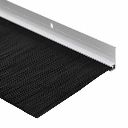 Spazzole per porte a vite 6 pcs Bianco 100 cm Lega di alluminio | homemem39