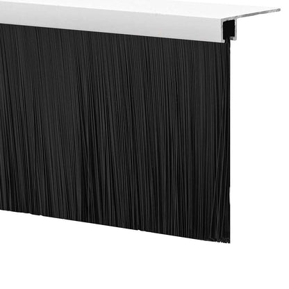 Spazzole per porte a vite 12 pcs Bianco 100 cm