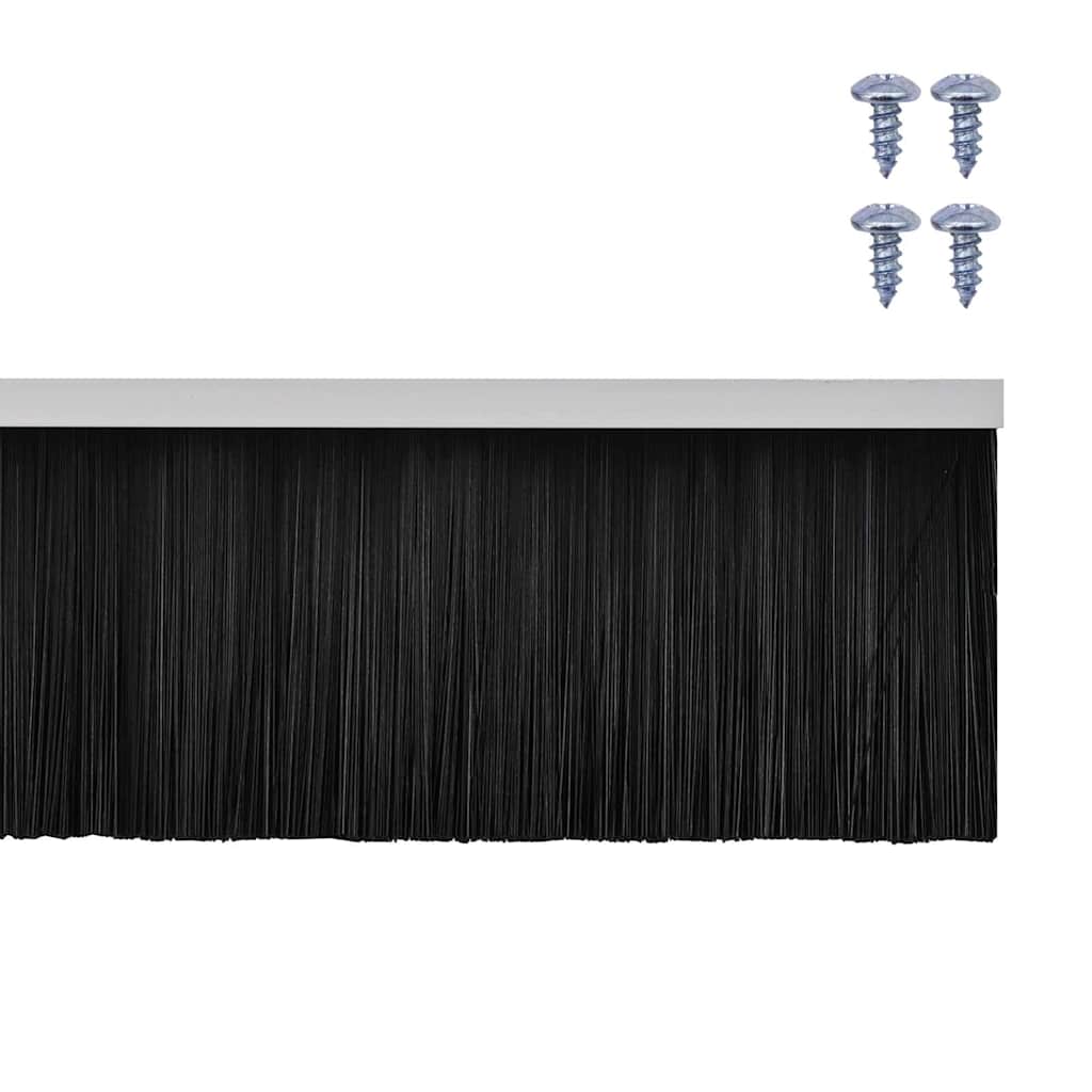 Spazzole per porte a vite 12 pcs Bianco 100 cm | homemem39