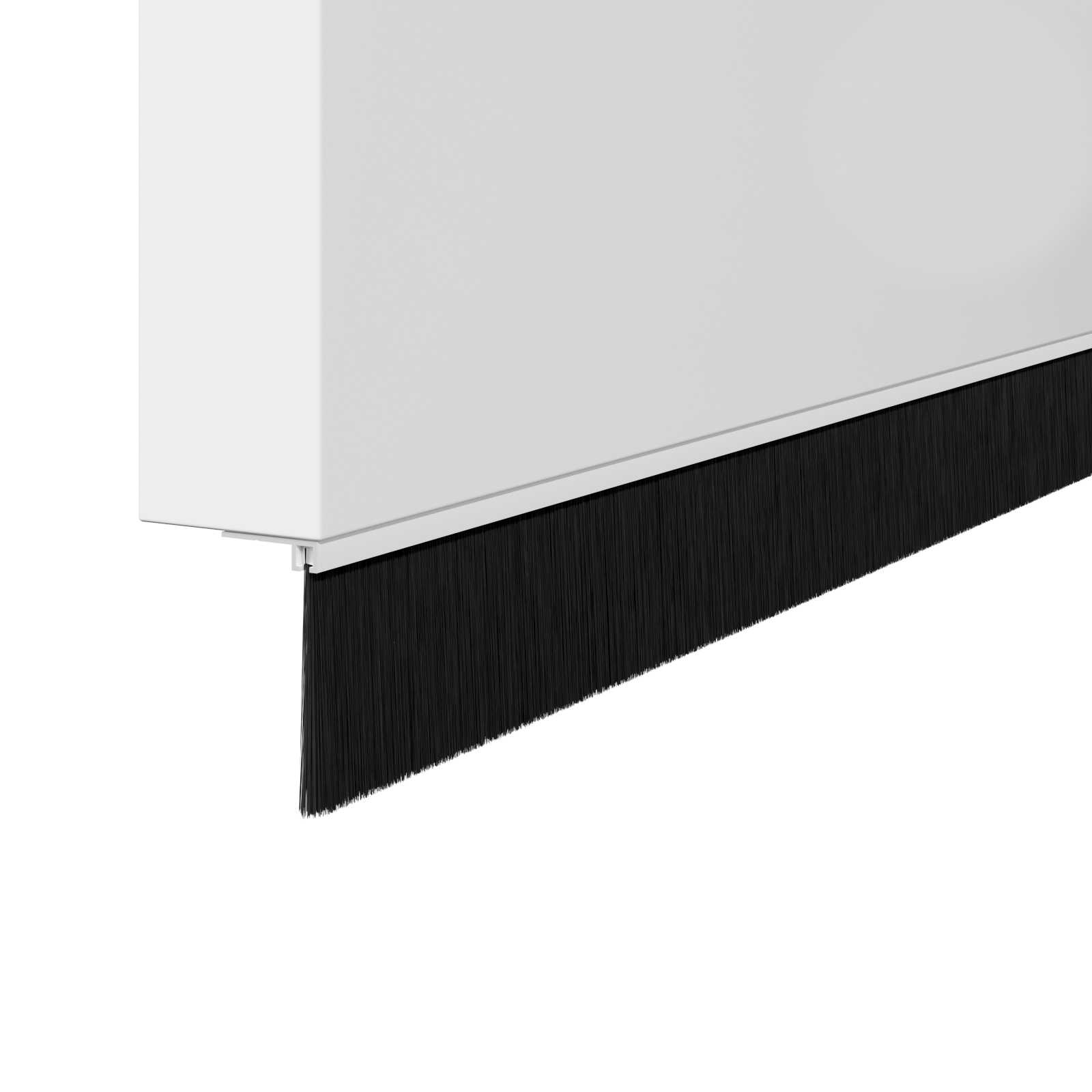 Spazzole per porte a vite 12 pcs Bianco 100 cm | homemem39