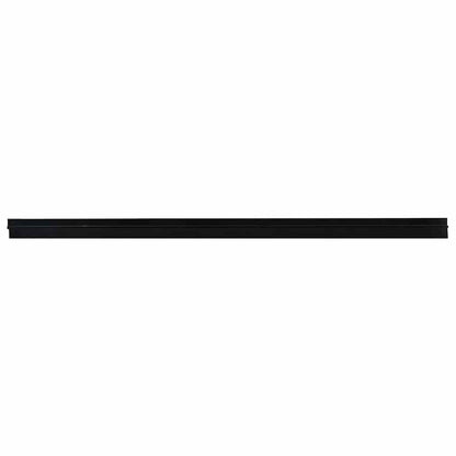 Spazzole per porte autoadesive 2 pcs Nero 100 cm