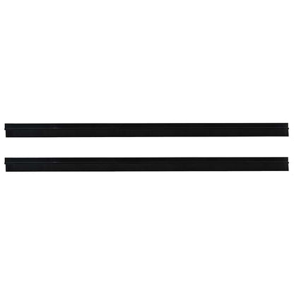 Spazzole per porte autoadesive 2 pcs Nero 100 cm | homemem39
