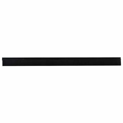 Spazzole per porte autoadesive 2 pcs Nero 100 cm