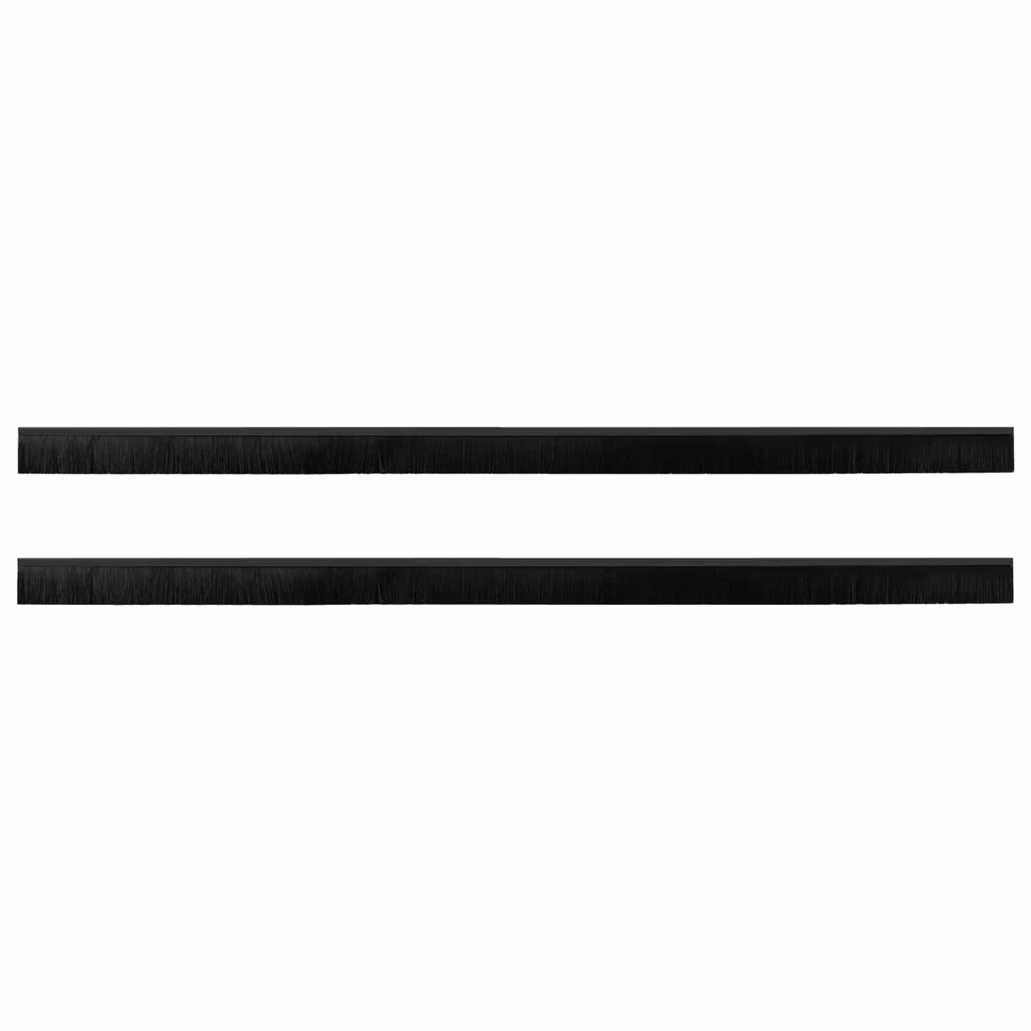 Spazzole per porte autoadesive 2 pcs Nero 100 cm | homemem39