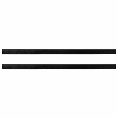 Spazzole per porte autoadesive 2 pcs Nero 100 cm | homemem39