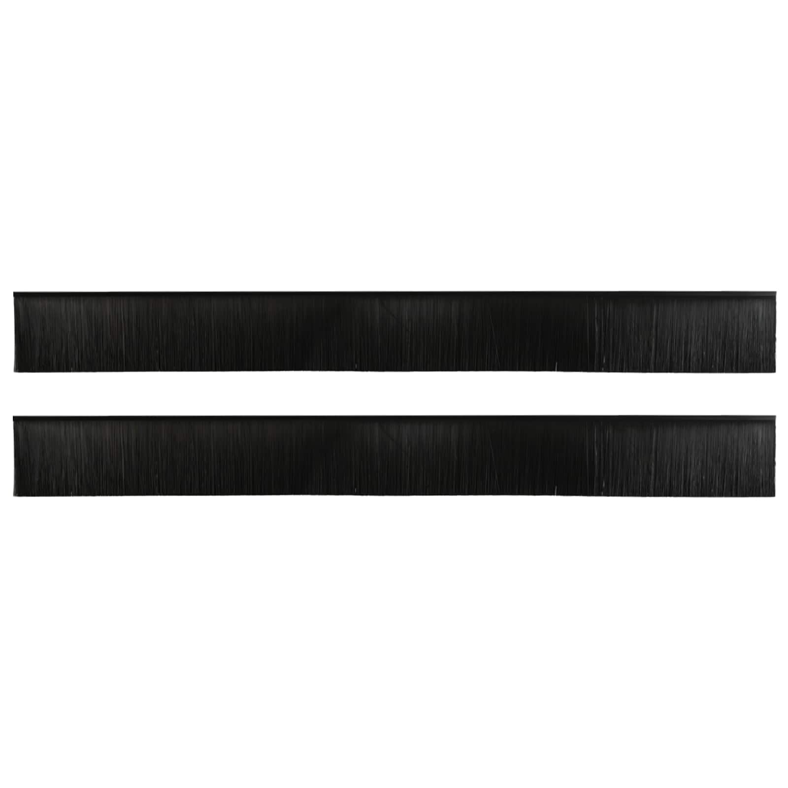 Spazzole per porte autoadesive 2 pcs Nero 100 cm | homemem39