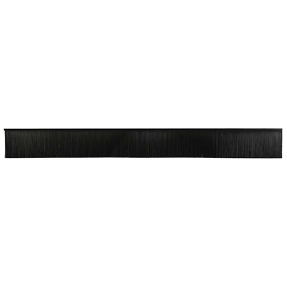 Spazzole per porte autoadesive 2 pcs Nero 100 cm | homemem39