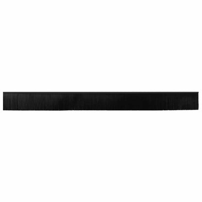 Spazzole per porte autoadesive 6 pcs Nero 100 cm | homemem39