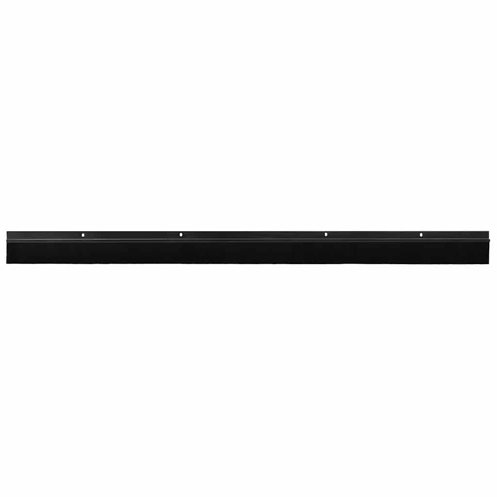 Spazzole per porte a vite 2 pcs Nero 100 cm Lega di alluminio | homemem39