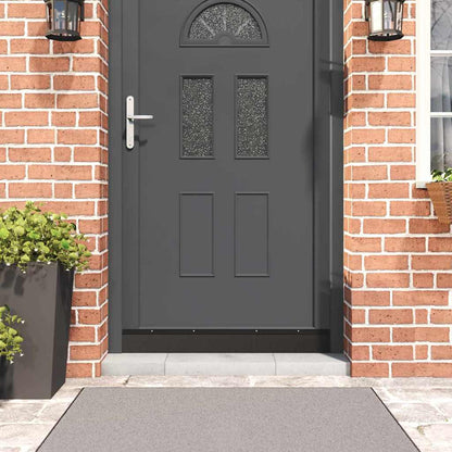 Spazzole per porte a vite 12 pcs Nero 100 cm Lega di alluminio