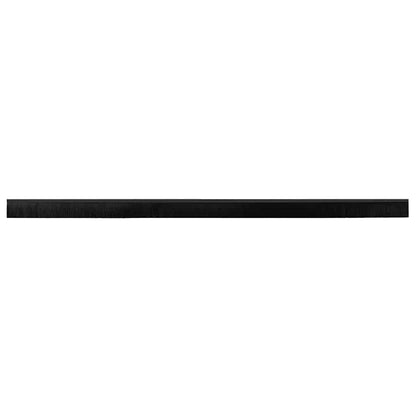 Spazzole per porte a vite 6 pcs Nero 100 cm Lega di alluminio | homemem39