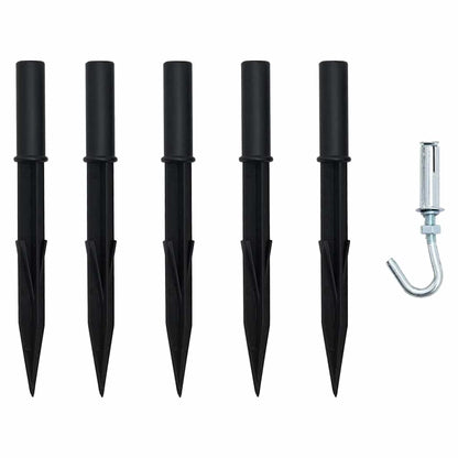 Albero di Natale LED con picchetti per il terreno 182 cm