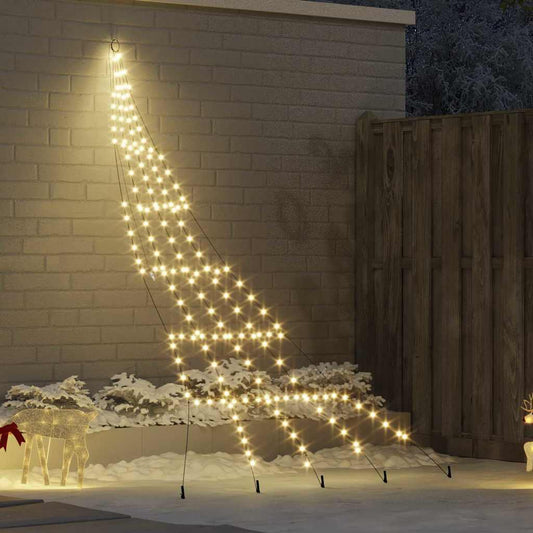 Albero di Natale LED con picchetti per il terreno 306 cm