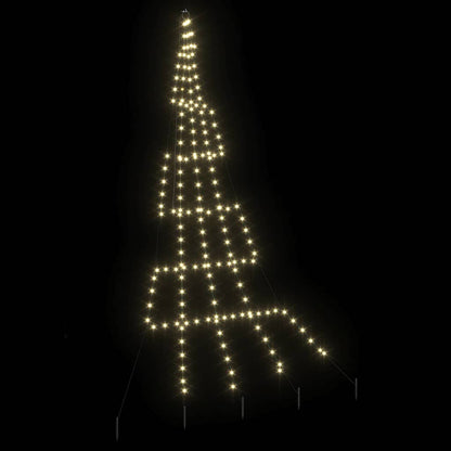 Albero di Natale LED con picchetti per il terreno 306 cm