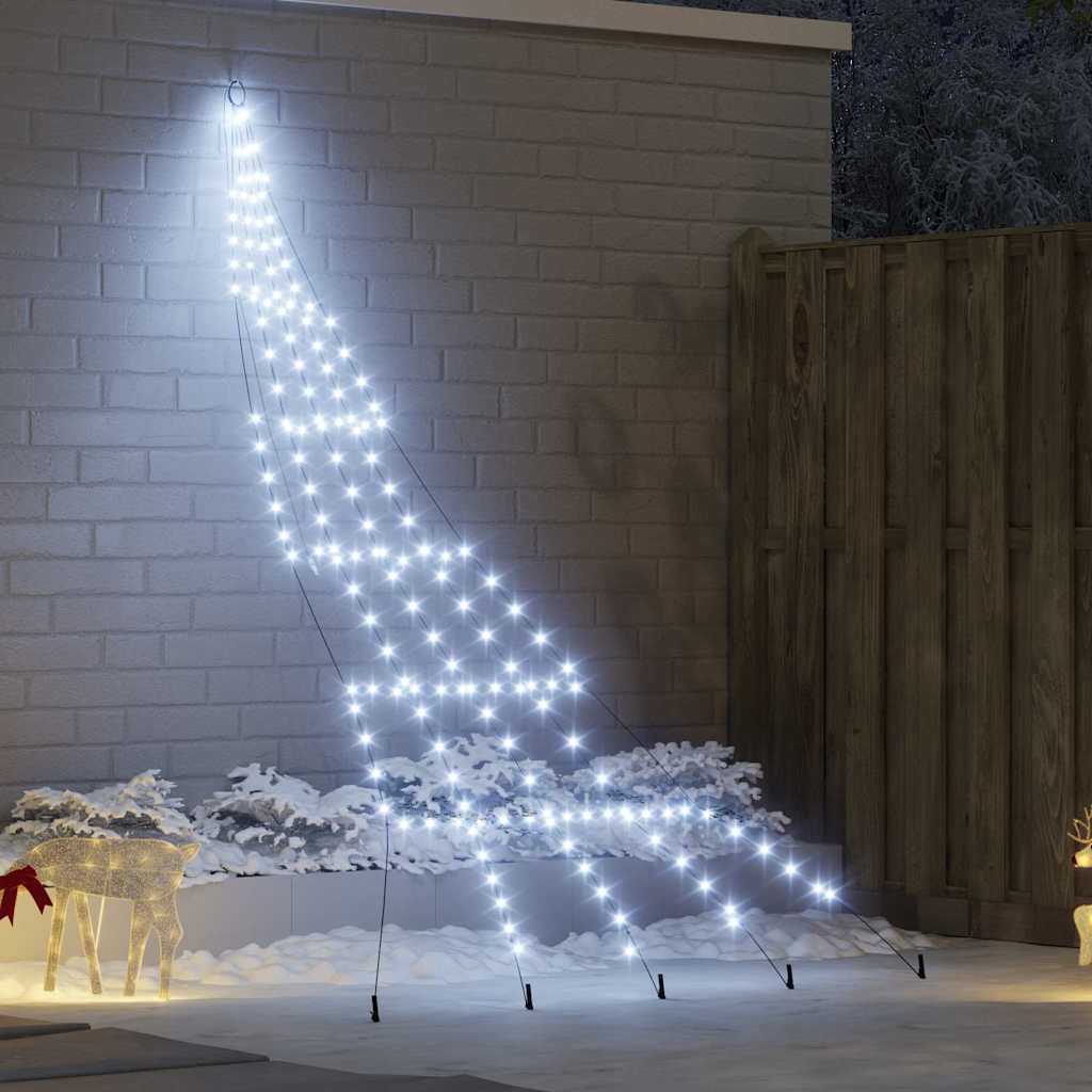 Albero di Natale LED con picchetti per il terreno 306 cm
