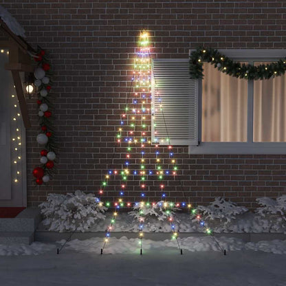 Albero di Natale LED con picchetti per il terreno 306 cm