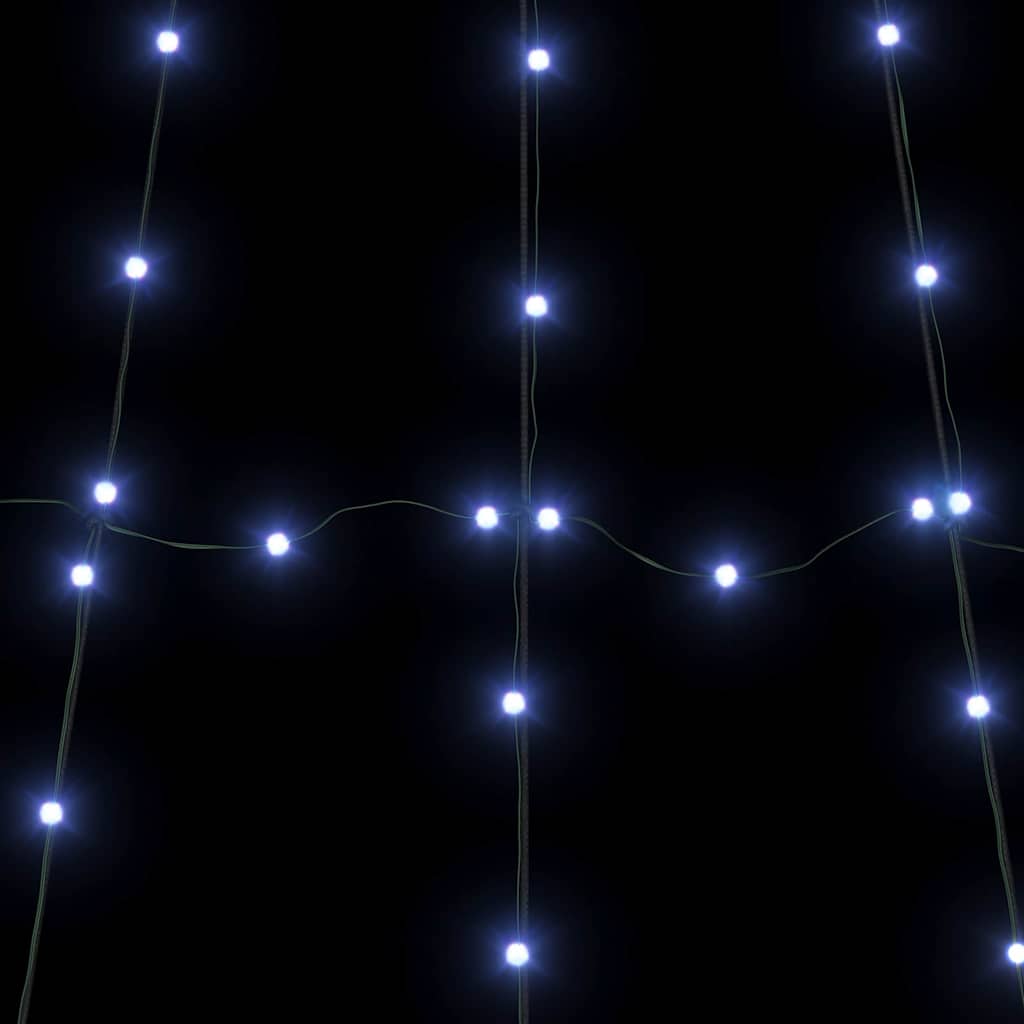 Albero di Natale LED con picchetti per il terreno Blu 306 cm