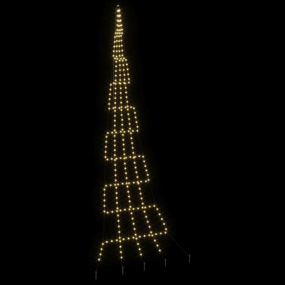 Albero di Natale LED con picchetti per il terreno 511 cm