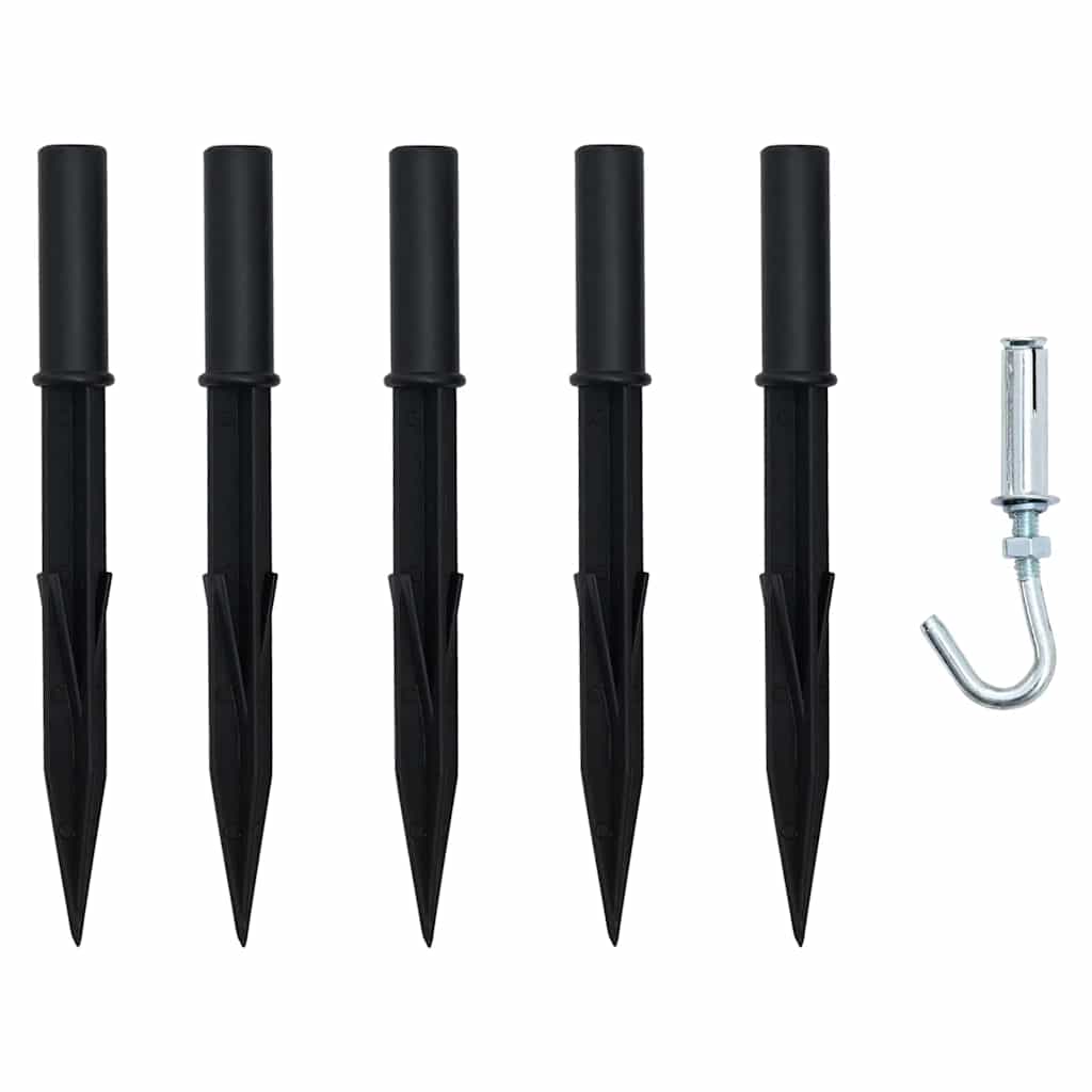 Albero di Natale LED con picchetti per il terreno Multicolore