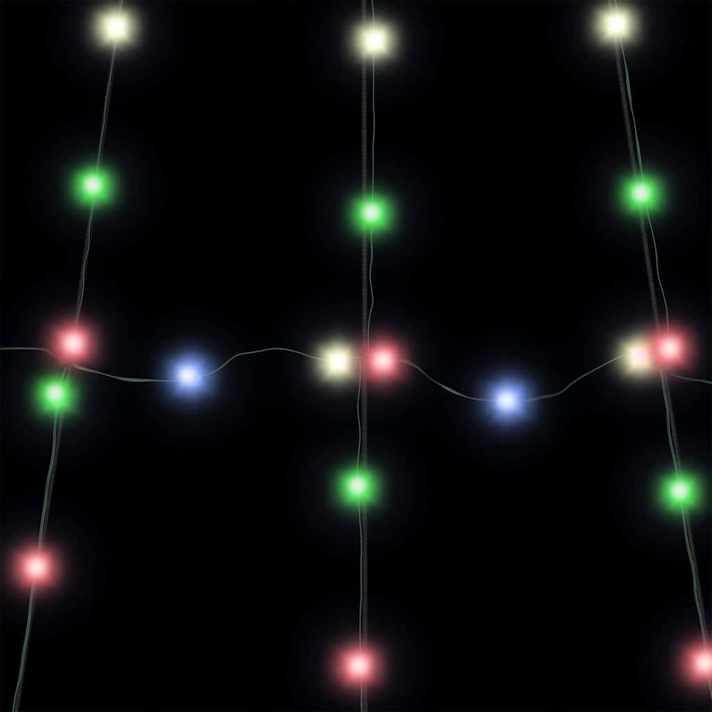 Albero di Natale LED con picchetti per il terreno Multicolore