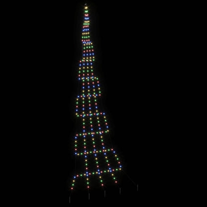 Albero di Natale LED con picchetti per il terreno 511 cm