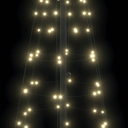 Albero di Natale LED con picchetti per il terreno Bianco caldo | homemem39