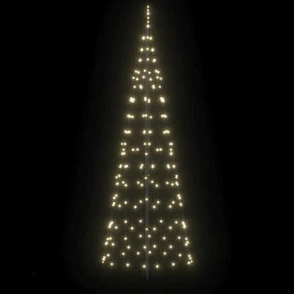 Albero di Natale LED con picchetti per il terreno Bianco caldo | homemem39