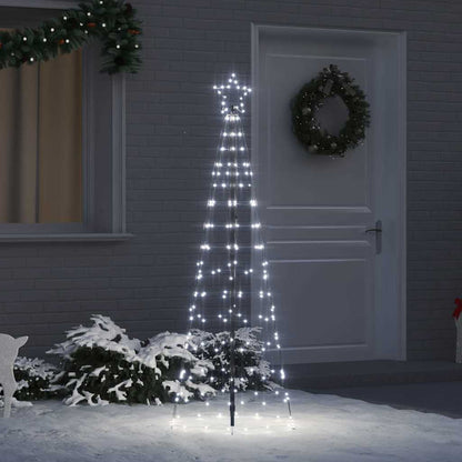 Albero di Natale LED con picchetti per il terreno 250 cm Ferro | homemem39