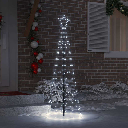 Albero di Natale LED 250 cm 390 LED Bianco freddo Acciaio