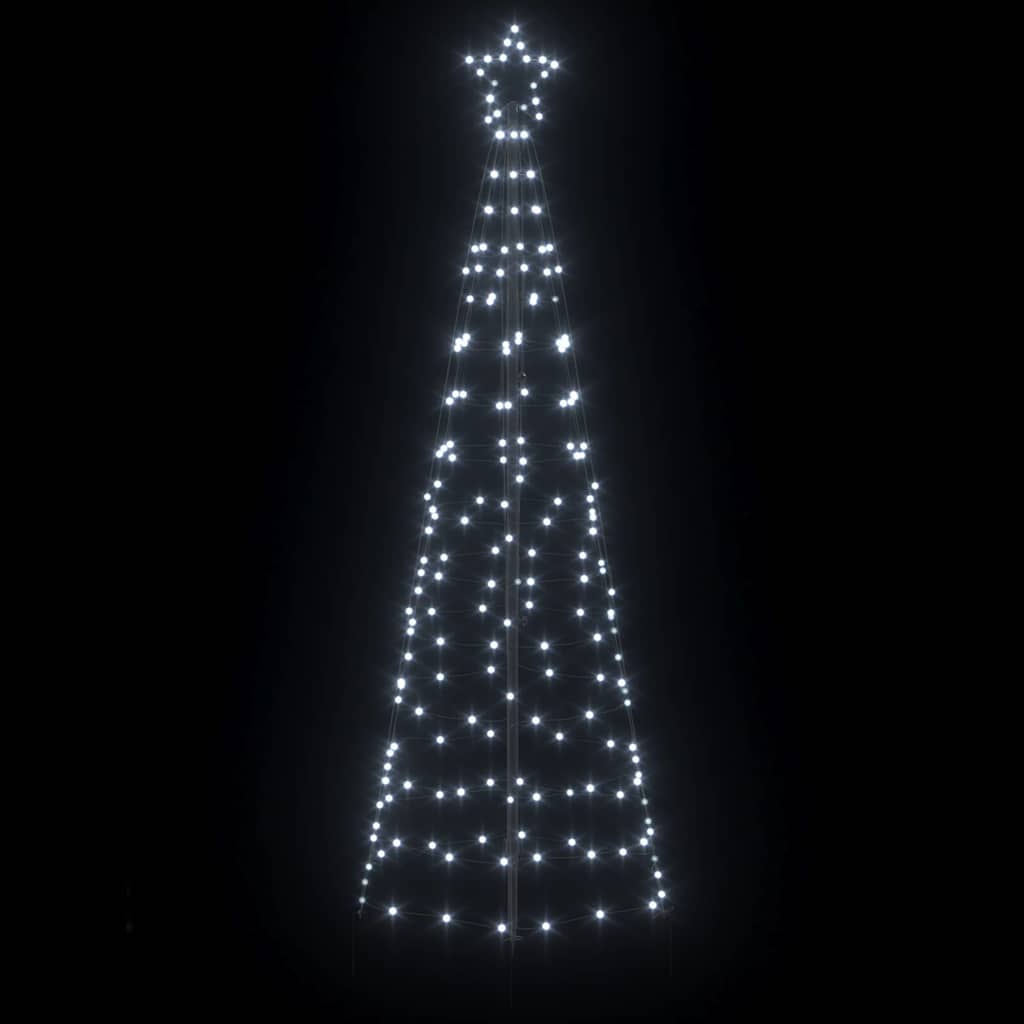 Albero di Natale LED con picchetti per il terreno 250 cm Ferro | homemem39