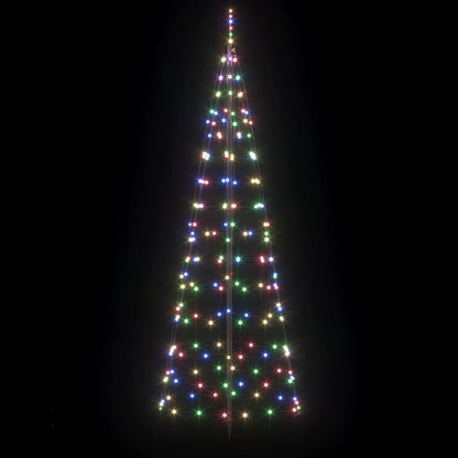Albero di Natale LED con picchetti per il terreno 250 cm Ferro | homemem39