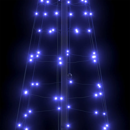 Albero di Natale LED con picchetti per il terreno Blu 250 cm | homemem39
