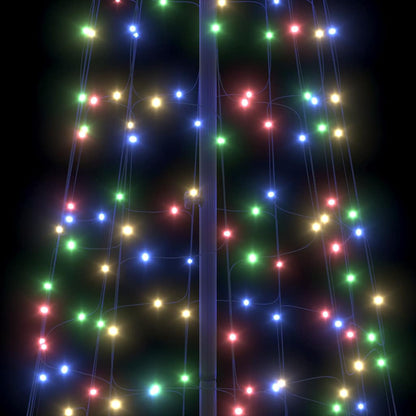 Albero di Natale LED con picchetti per il terreno 400 cm Ferro | homemem39