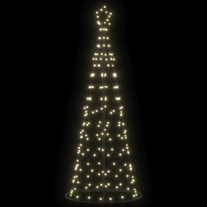Albero di Natale LED con 390 LED Bianco caldo 250 cm Ferro