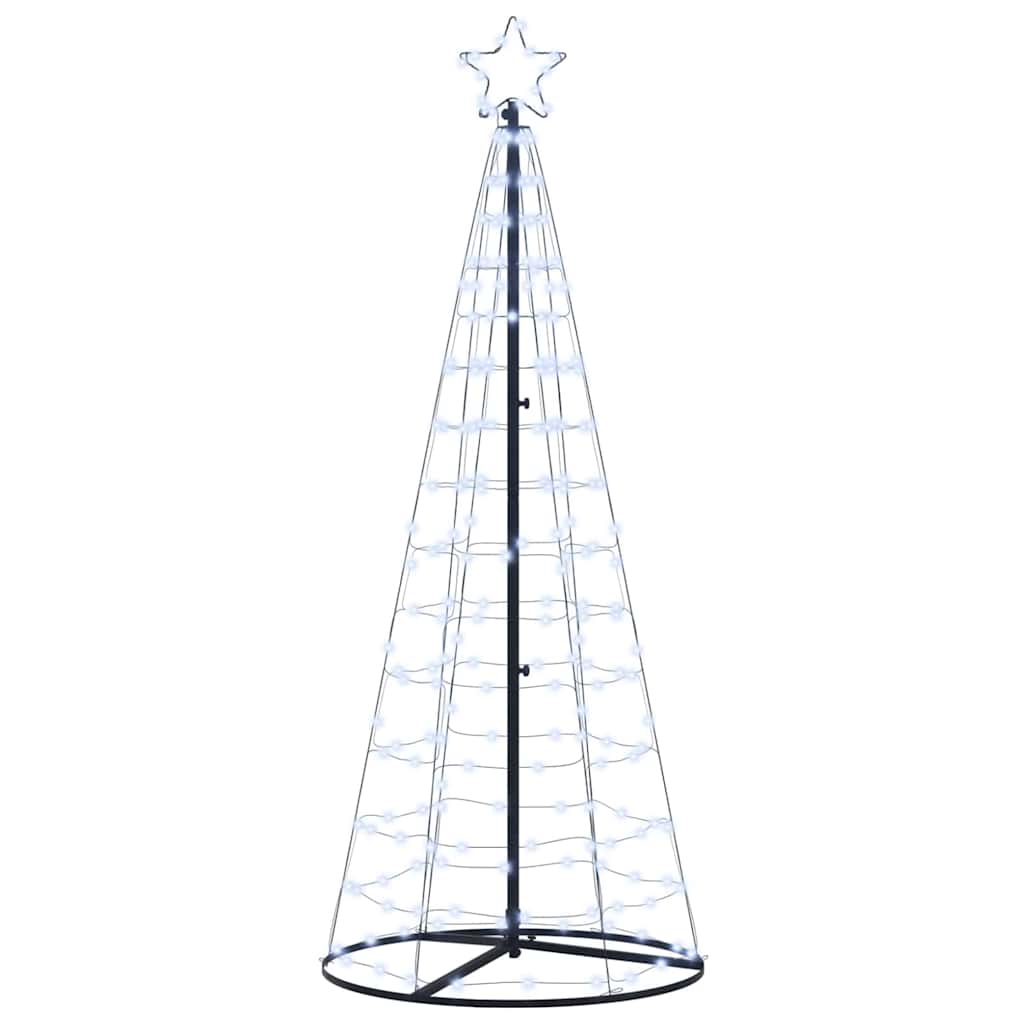 Albero di Natale LED con 390 LED Bianco freddo 250 cm Ferro