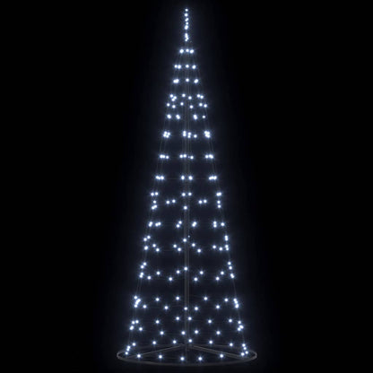 Albero di Natale LED con 390 LED Bianco freddo 250 cm Ferro