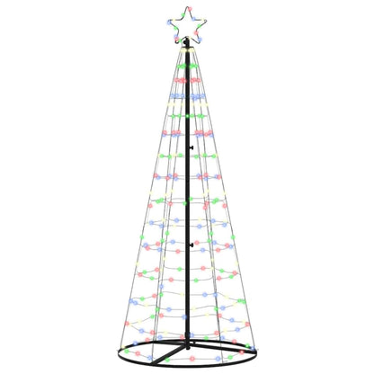 Albero di Natale LED con 390 LED Multicolore 250 cm Ferro