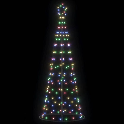 Albero di Natale LED con 390 LED Multicolore 250 cm Ferro