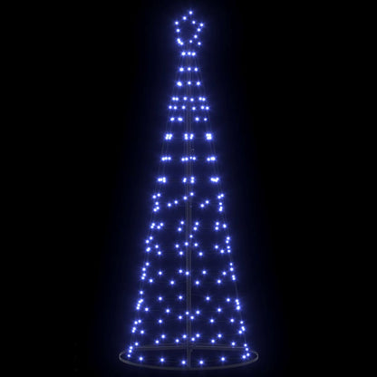 Albero di Natale LED con 390 LED con supporto Blu 250 cm Ferro